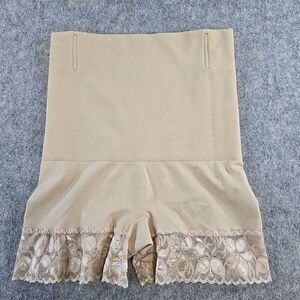 Hey Girl Shaper Shorts Sz XL High Waisted Shaping Boyshorts Shapewear Lace Leg